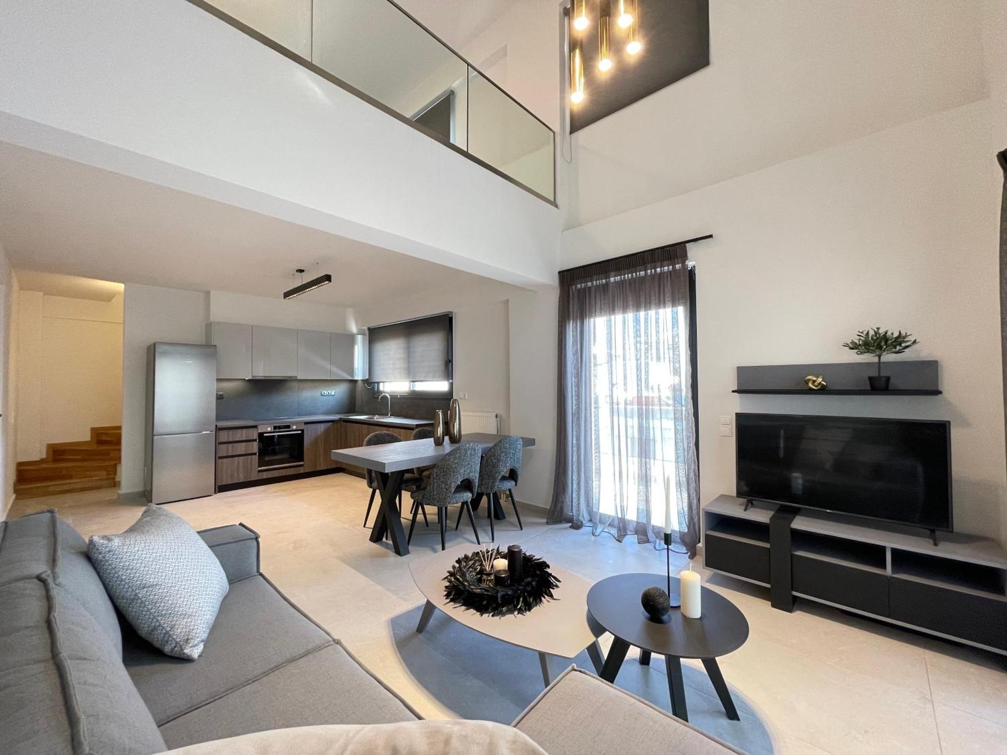 Gleaming Apartments Near Athens Metro Mall Bagian luar foto